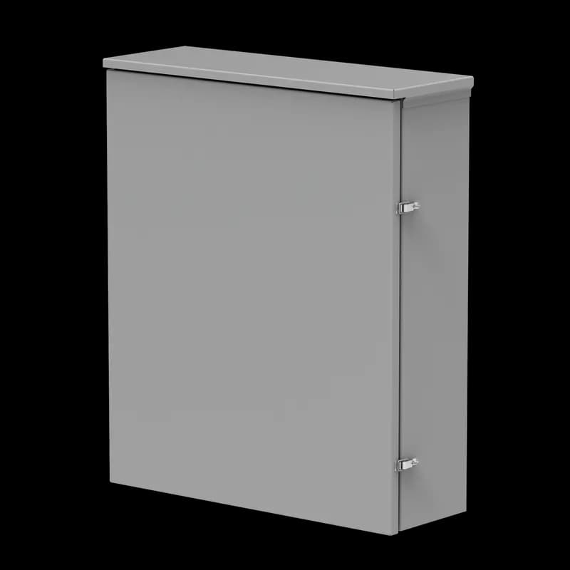 nVent A543214CTLAE - Quick-Release Hinge-Cover with Steel Panel, 54x32x14, Gray, Steel