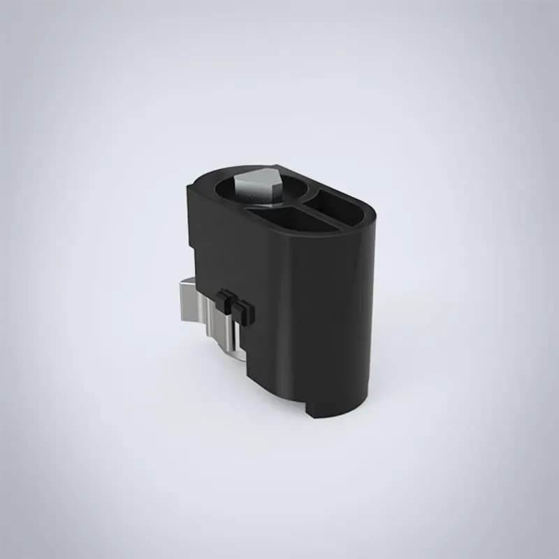 Locking System For Lift Handles, LHC, 37x23x41mm, Zinc Plt, Steel, Triangle 8mm