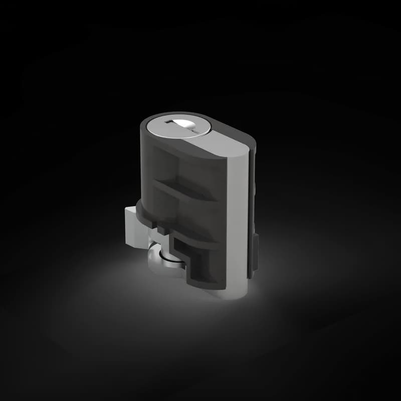 nVent LHC533 - Locking System For Lift Handles, LHC, 37x23x41mm, Zinc Plated, Mild Steel, VW