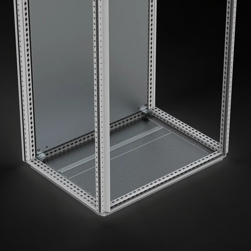 Ventilated Bottom Plate, CVB, 23x600x600mm, Galvanized, Mild steel
