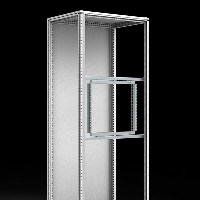 Partial Height Swing Frames, SFCP, 197x696x60mm, Zinc Plated, Mild Steel, 12U