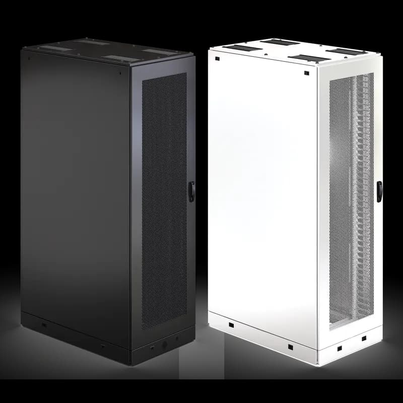ProLine S1 Cabinet Server Pkg Mid, 2150x600x1200, Black, Steel