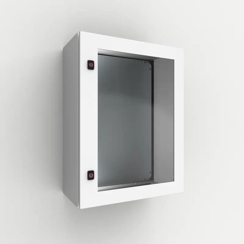 Window Door, ADC, 595x395x15mm, Light Gray, Mild Steel