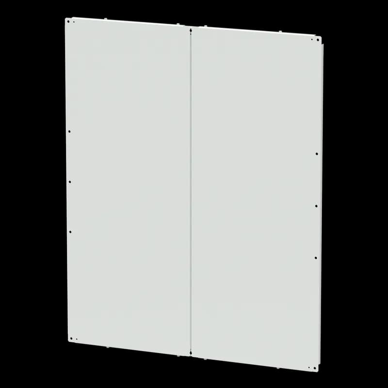 Panel for Free-Stand Type 1 Two-Door Enclosures, fits 84.00x72/73, White, 2-pc