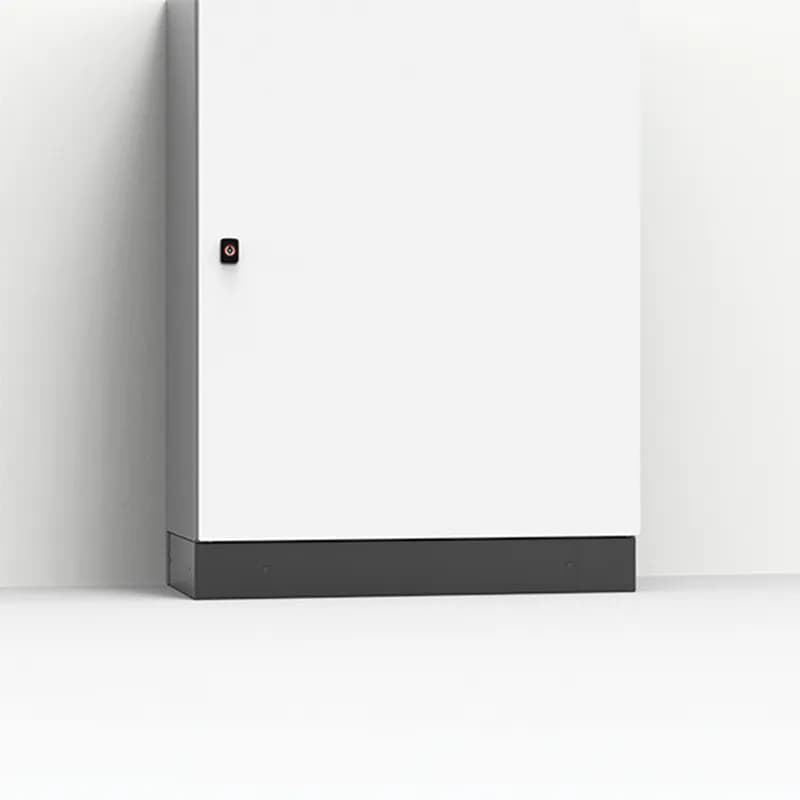 nVent P2050 - Front/Rear Plinths, P, 200x493x95mm, Umbra Gray, Zinc Plated, Mild Steel