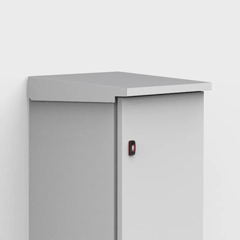 nVent ARF04026R5 - Rain Hood, ARF, 65x400x260mm, Light Gray, Mild Steel