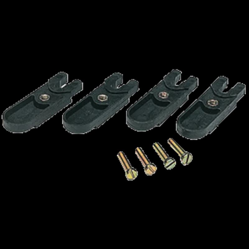 APO Mounting Feet, Smooth Matte, Black, Polyamide, 41525.050