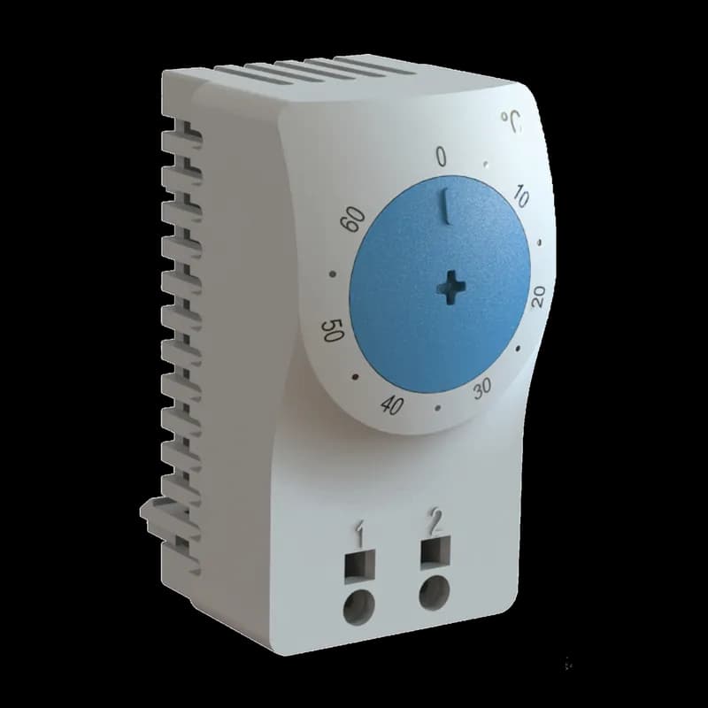 nVent ATEMNOC - Temperature Control Switch, 2.36x1.30x1.62, Lt Gray, Plastic, Open C
