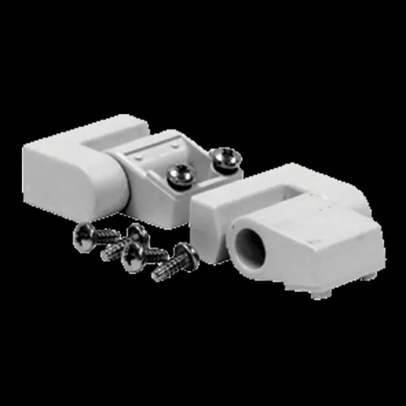 VJ Non-Metallic Hinge Kit VJNMHRAL7035, Mill, Stainless Steel 316
