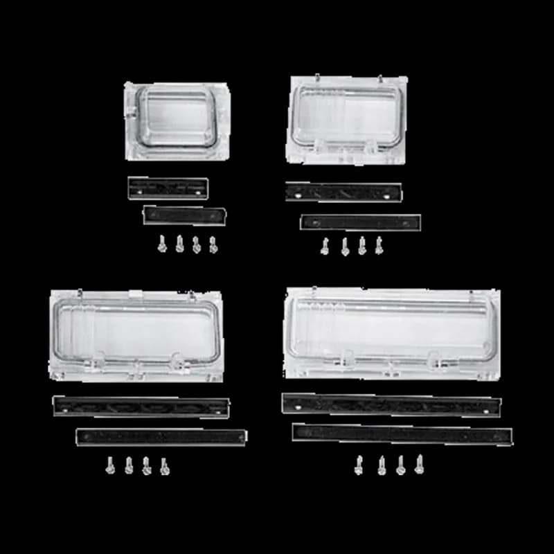 VM Hinged Window Kit, Transparent, Unpainted, Polycarbonate, VM-CTHS73
