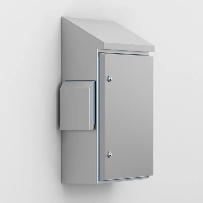 Prot. cover HD, 390x282x95, SS304, EF(A) 300