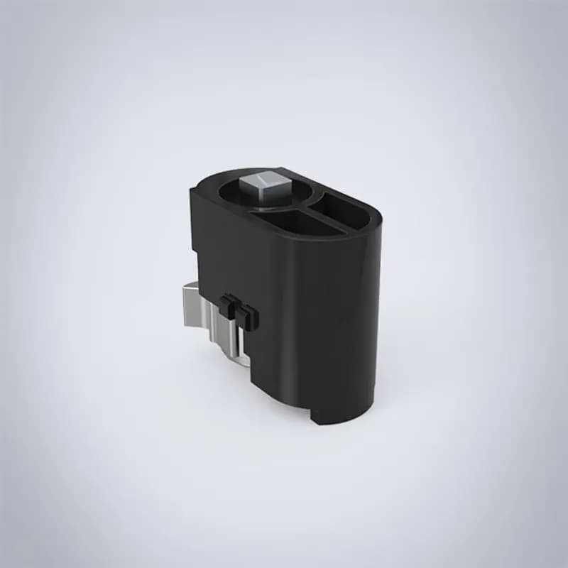 Locking System For Lift Handles, LHC, 37x23x41mm, Zinc Plated, Steel, Square 7mm