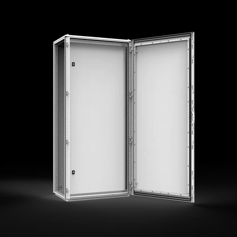 Inner Doors For Power Distribution, DI, 1353x565x53mm, Light Gray, Mild Steel