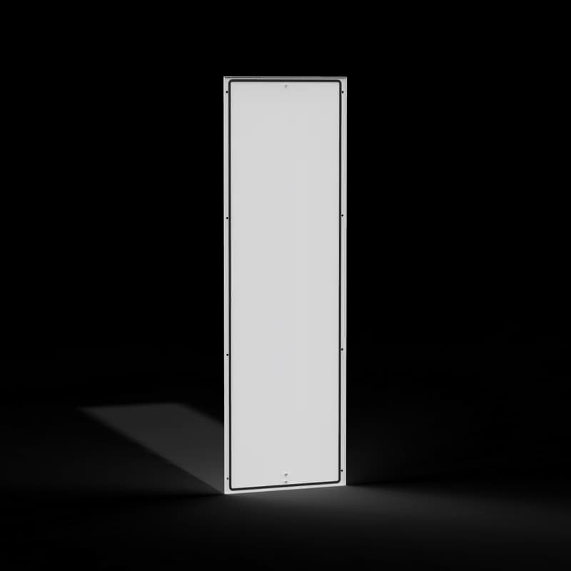 Double wall sidepanel 2000x600, Aluminium