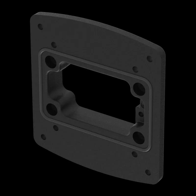 Syspend 281-MAX VESA Adapter Plate, 130x120x28, Jet Black, Aluminum