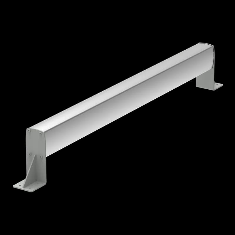 Syspend 281-MAX Tube Wall Bracket, 87x72x171, White Aluminum, Aluminum