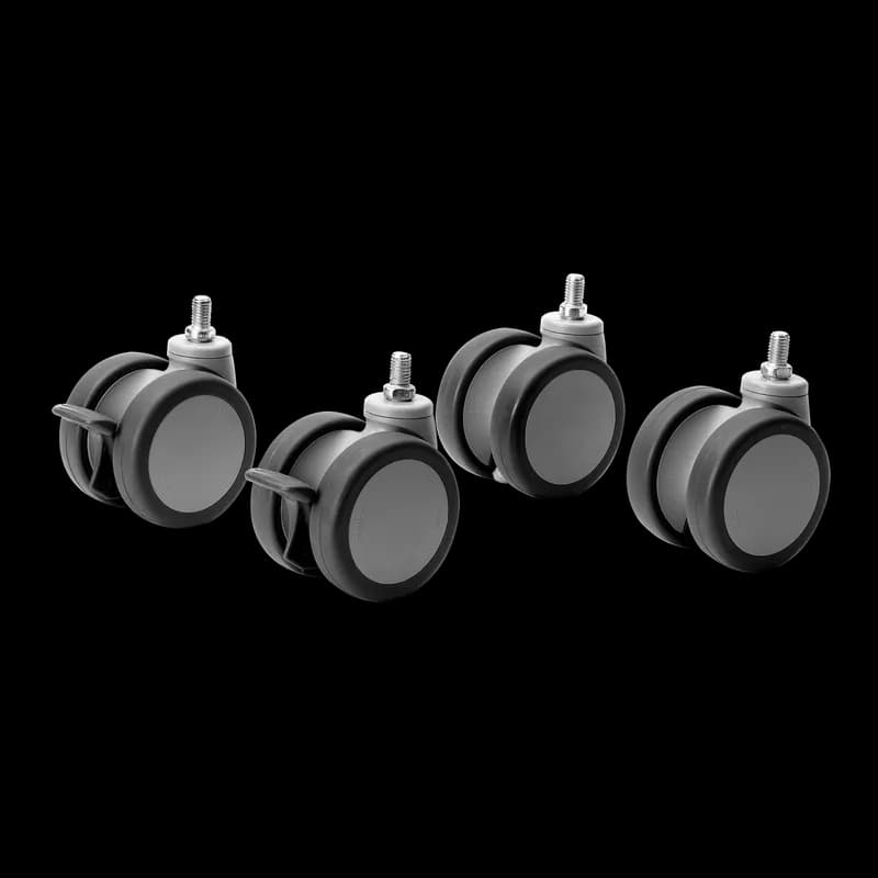 Syspend 281-MAX Caster, 97x87x56, Unpainted, Aluminum