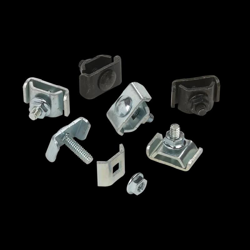Splice Kit, 2.00x4.00x2.00, Black, steel