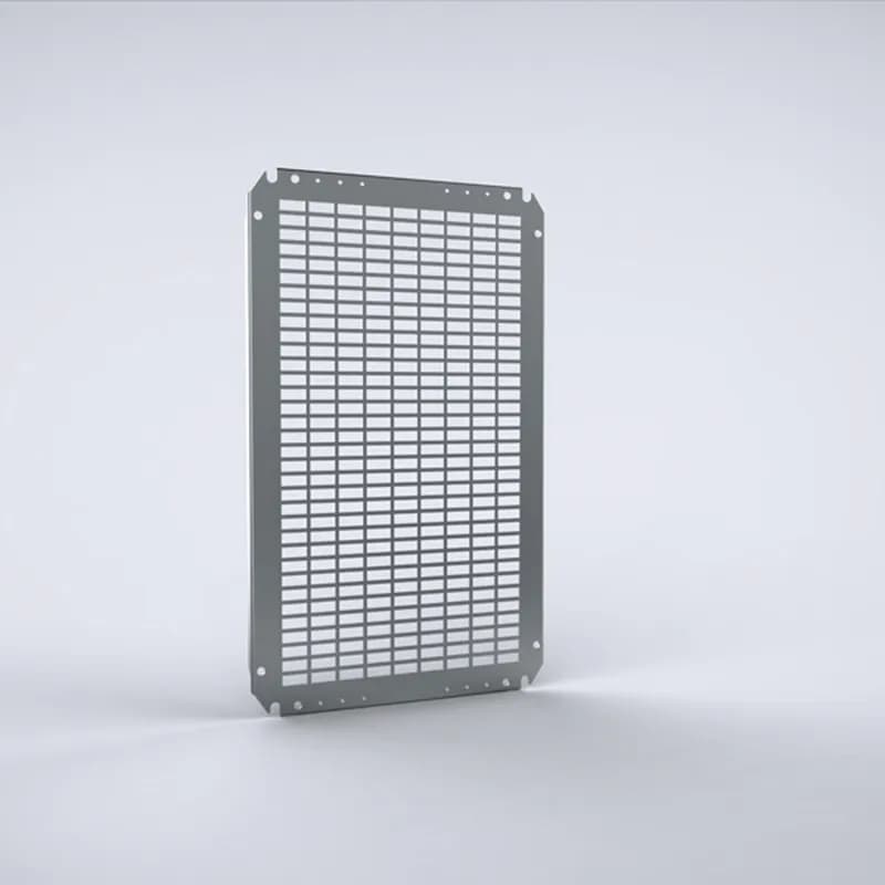 Telequick Mounting Panel, AMT, 470x450x2mm, Galvanized, Mild Steel