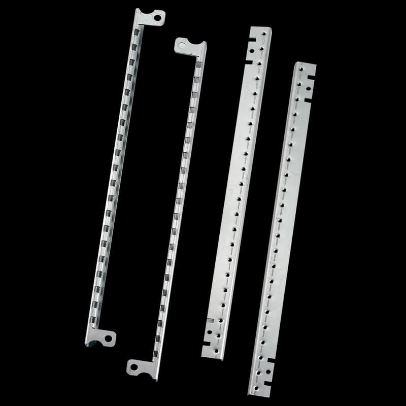 Front and Back Vertical Accessory Mounting Rails, Fits 1500mm, Steel