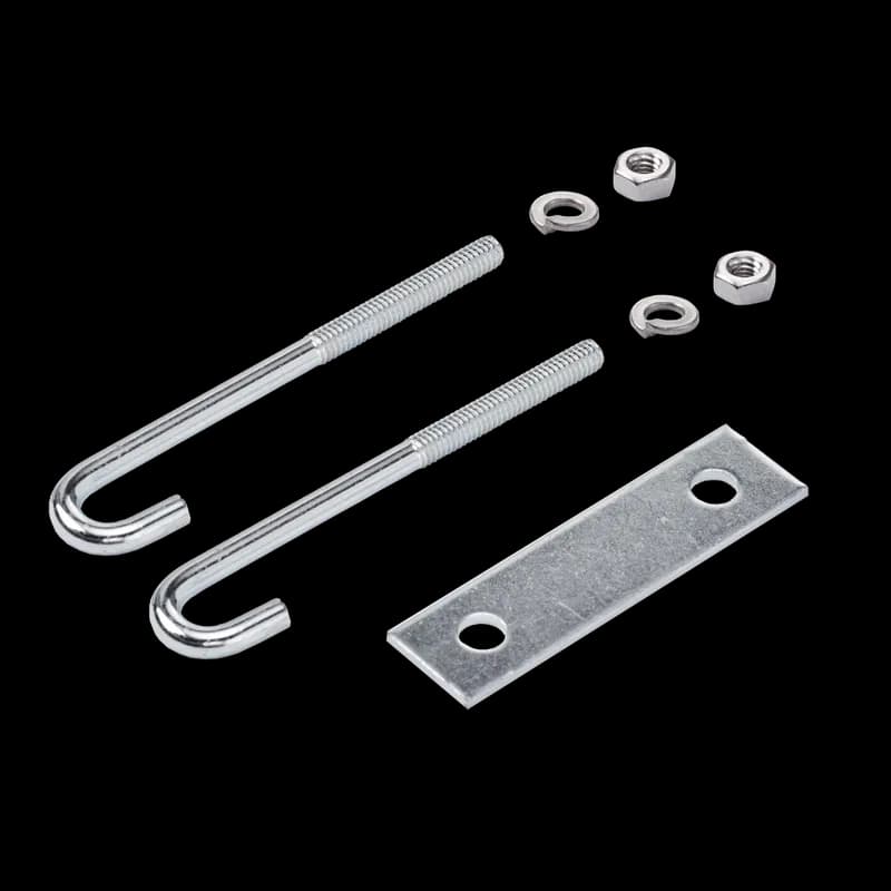 nVent LJBK6 - J-Bolt Kit, 6.00x0.19, Plated, Steel