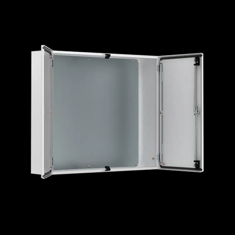 nVent MAD1401030PER5 - Double Door Enclosure, MAD, 55.12x39.37x11.81, Lt Gray, Steel, LP