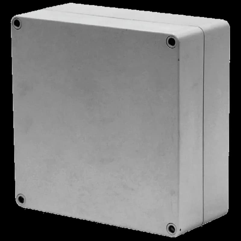 MultiBox Opaque Screw Cover Type 4X, 14.21x10.00x4.37, Lt Gray, Polycarbonate, PC