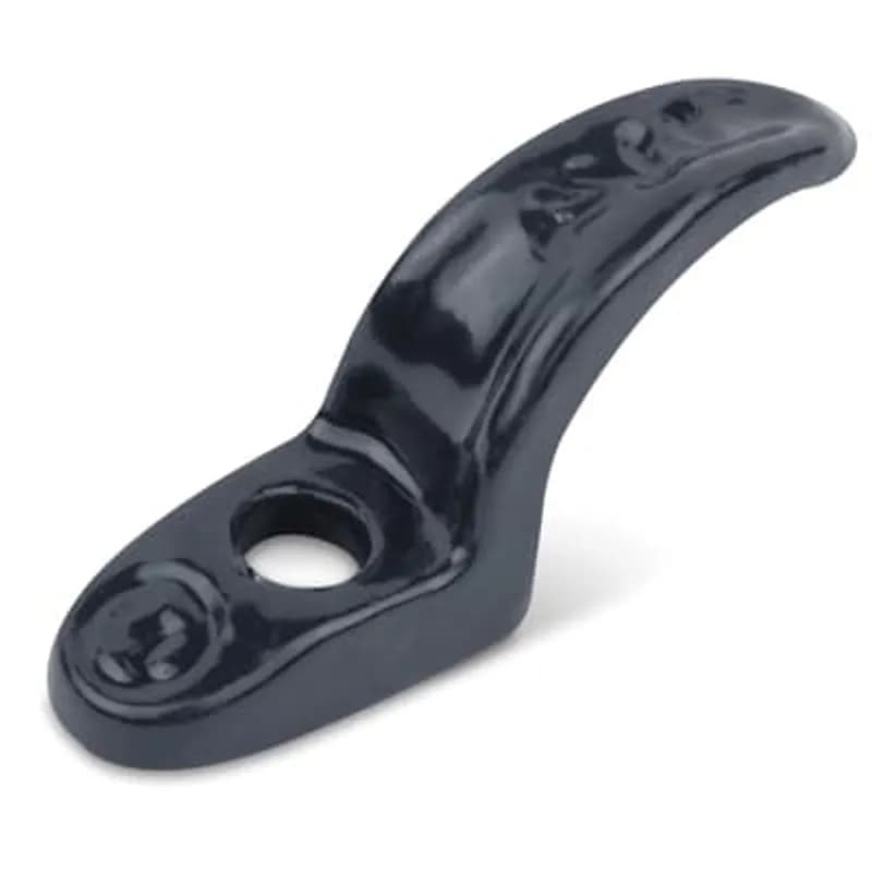 PVC Coated One Hole Pipe Strap, 1 Inch/27 Metric Pipe Size, Malleable Iron, White