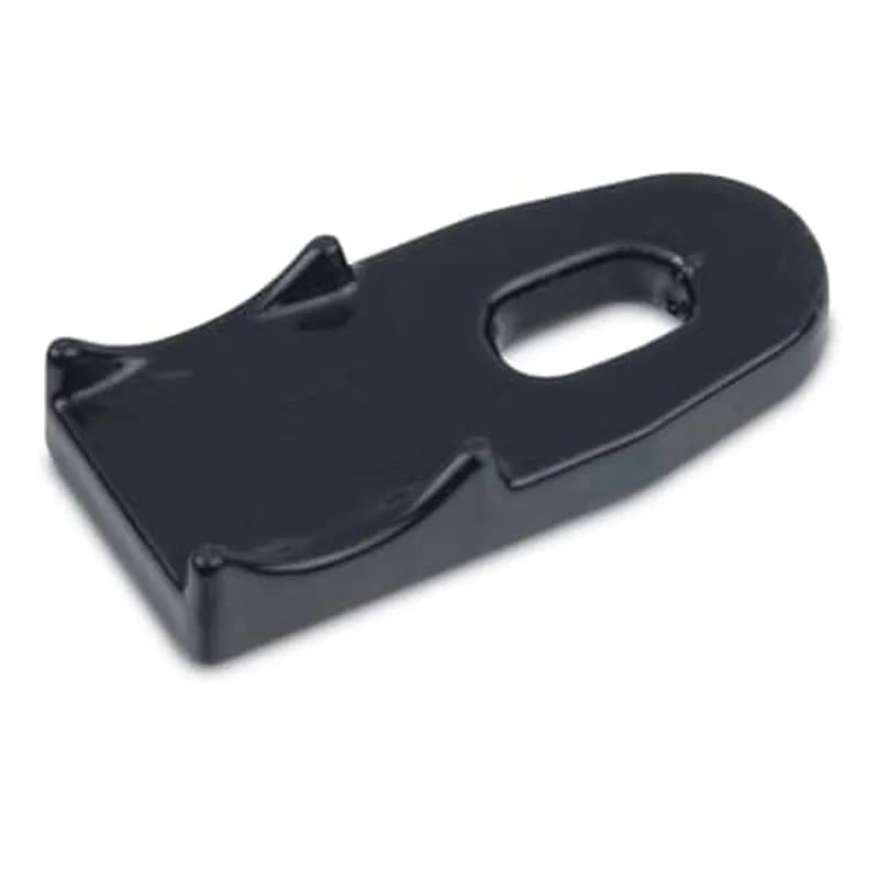 ABB - Installation Products CB3/4-G - PVC Coated Clamp-Back Spacer, Pipe Size 3/4 Inch/21 Metric, Use with One-Hole Pipe Strap, Malleable Iron, Dark Gray