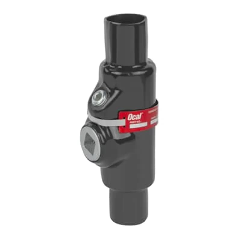 PVC Double-Coated Conduit Sealing Fitting, EYS Series for Hazardous Locations, for Sealing in Vertical or Horizontal Position, Female Hub, Hub Size 1 Inch/27 Metric, Turning Radius 1.59 Inch/40.39 Millimeters, Aluminum, Gray