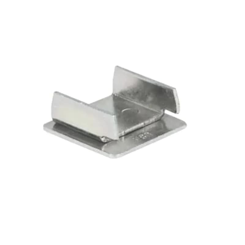 PVC Coated End Cap for use with A-1200 Channel, Steel, Gray
