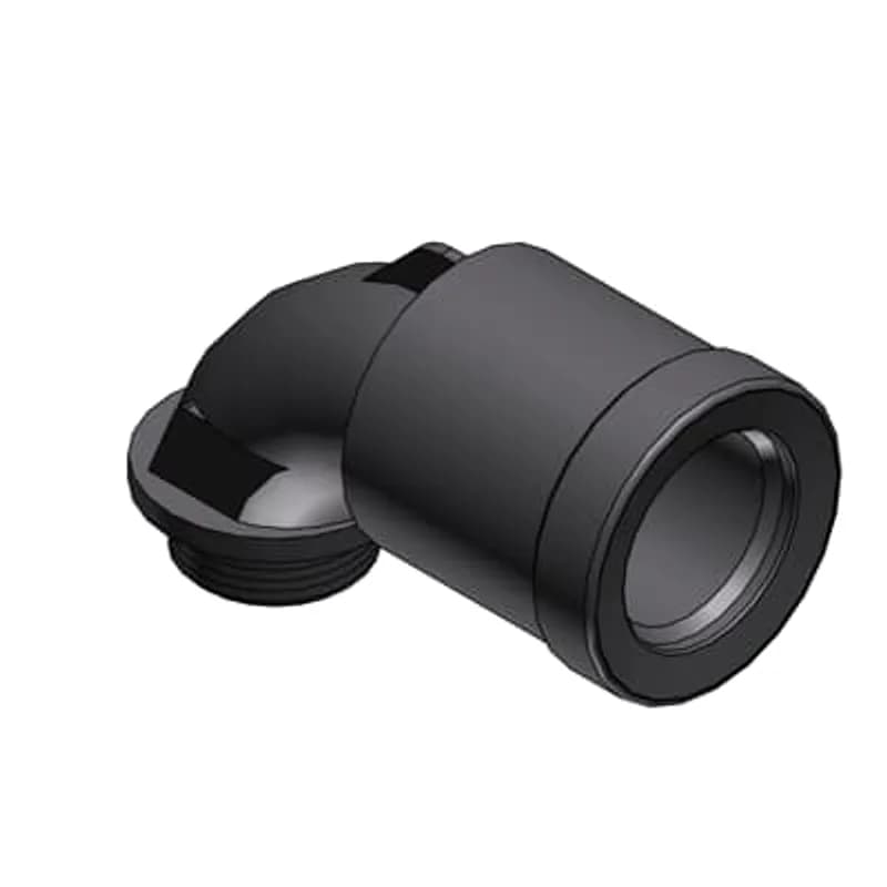 ABB - Installation Products SKBH-M323 - KBH Connector 90 Degree Curved Elbow, Metric Metal Thread IP69 - Thread M32x1.5, Fits to Conduit NW23, Color Gray