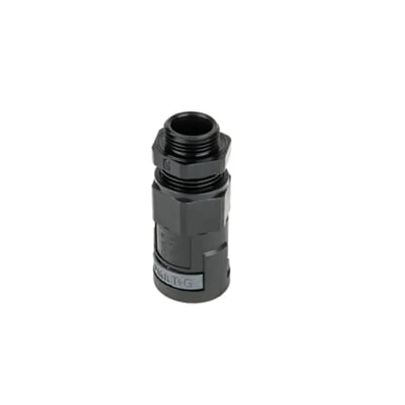 PMAFIX Straight Black Strain Relief Connector, Material - Polyamide 6, Thread Size - M32x1.5, Conduit Size NW - 29, Terminal Range - 18.0 - 25.0