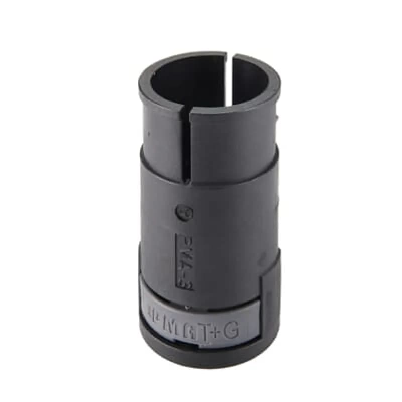 VNR-RE Connection to Solid Metal Tube for IP68 with Clamp, PG - Fits to Conduit Size NW17, Steel Tube PG16, Color Black