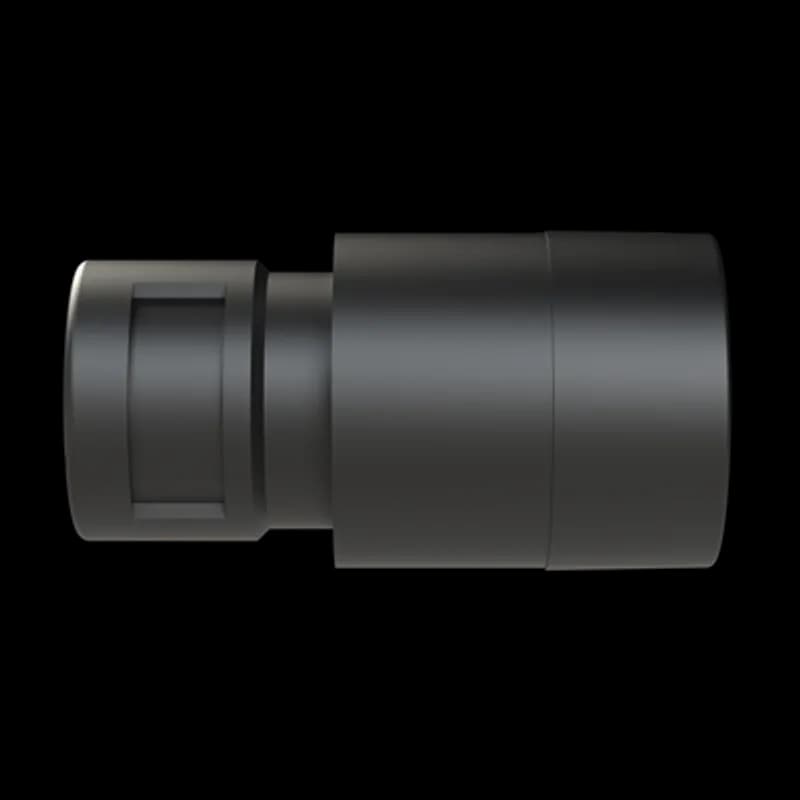 AV Connector Adapter for IP66 Static Connector - Fits to Connector Size NW/Metric 23/25 Output Fits to Connector Size NW/Metric 12/16, Color Black