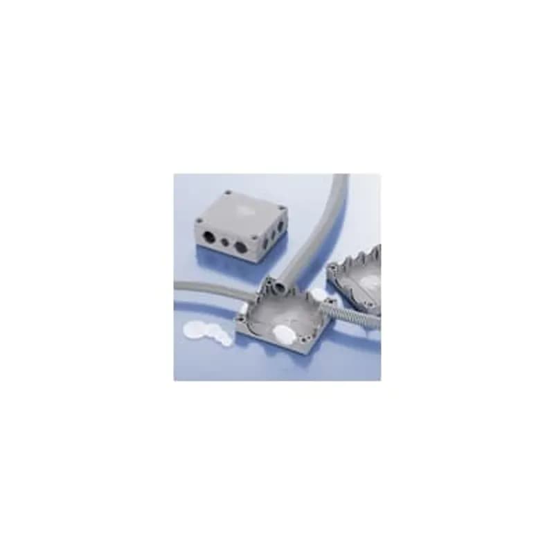 Gray Junction Box - Conduit Size NW 2 X NW 10, 2 X NW 17, 2 X NW 23, and 4 X NW 12