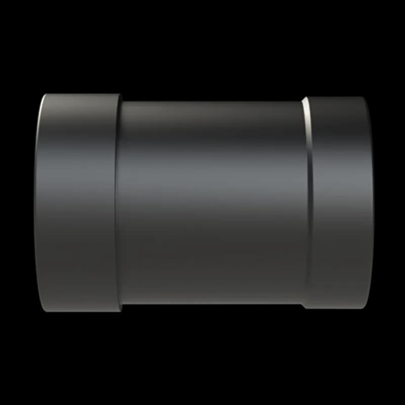 KIHG Connector, Straight, UN Female Thread for MIL Connector - Thread UN 1 3/16 Inch-18 UNEF, Shell Size MIL 20, Fits to Conduit Size NW/Metric 17/20, Color Black