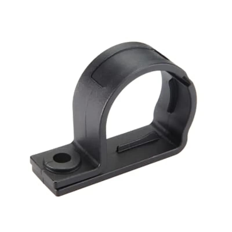 ABB - Installation Products BGL-17 - PMAFIX One-Piece Black Tube Clamp, Material - Polyamide 6, Fits to Conduit Size NW - 17, Metric - 20