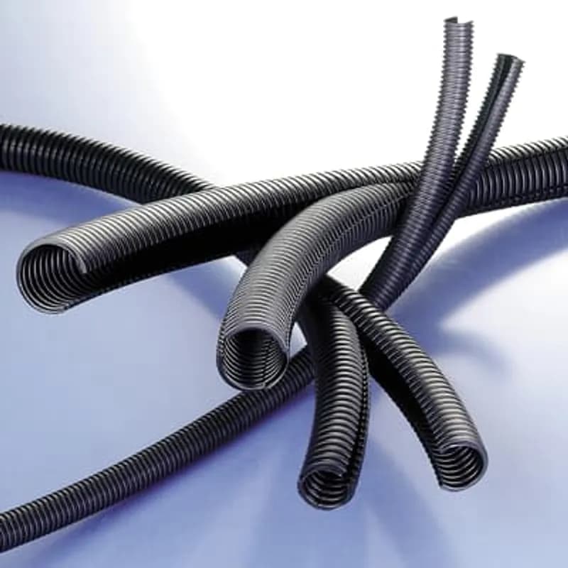 Divisible Flexible Black Conduit, (PPCOF) Material - Polypropylene, Conduit Size NW - 26, 50 Meters