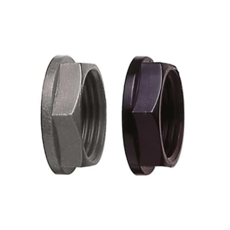 Nylon Locknut, PG48 Thread, Polyamide (Nylon) 6, Black