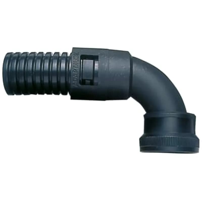 ABB - Installation Products AL21/U138/C90/000620 - Connector Conduit Fitting, 90 Degree Elbow, Conduit Size 21, 1-3/8 Inch Connector UNEF Thread, Swivel Internal Thread, Black