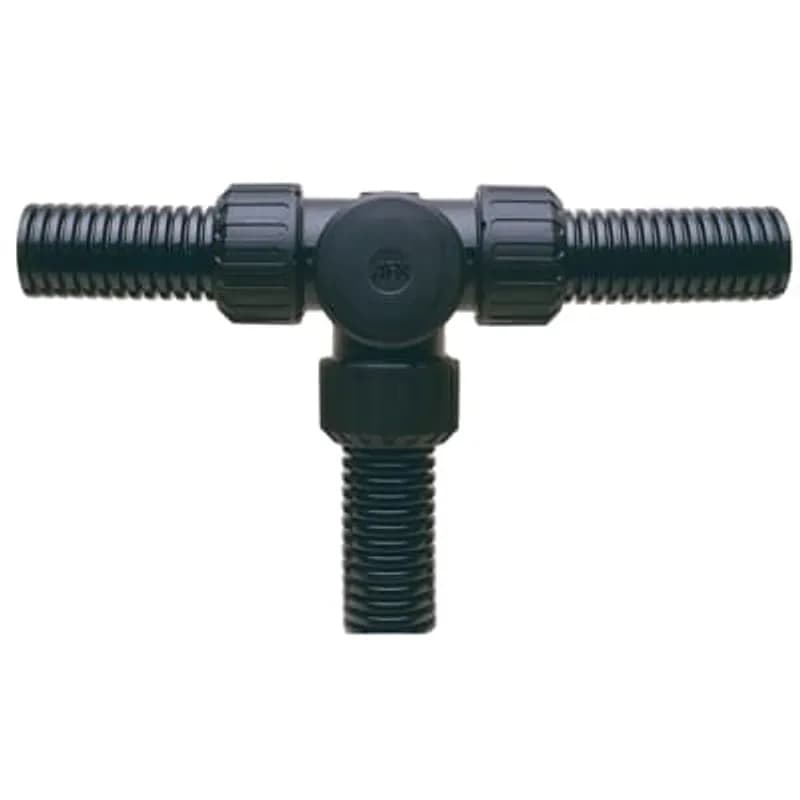 ABB - Installation Products ASF21X3/T/BL - Adaptaseal Rotational Inspection T-Piece, Fine Profile, Nominal Conduit Size 21mm, Polyamide (Nylon) 66, Black