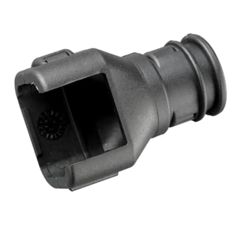 ABB - Installation Products CI08-AT6PL - Hinged Connector Interface Fitting, Standard Profile Plug, Straight, 6-Way Ampseal Automotive Connector to Conduit, Conduit Size NC08/NW7.5, Operating Temperature -40 to 120 Degrees Celsius, RoHS Compliant, IP40 Rating, Very High UV Protection, Polyamide (Nylon), Black