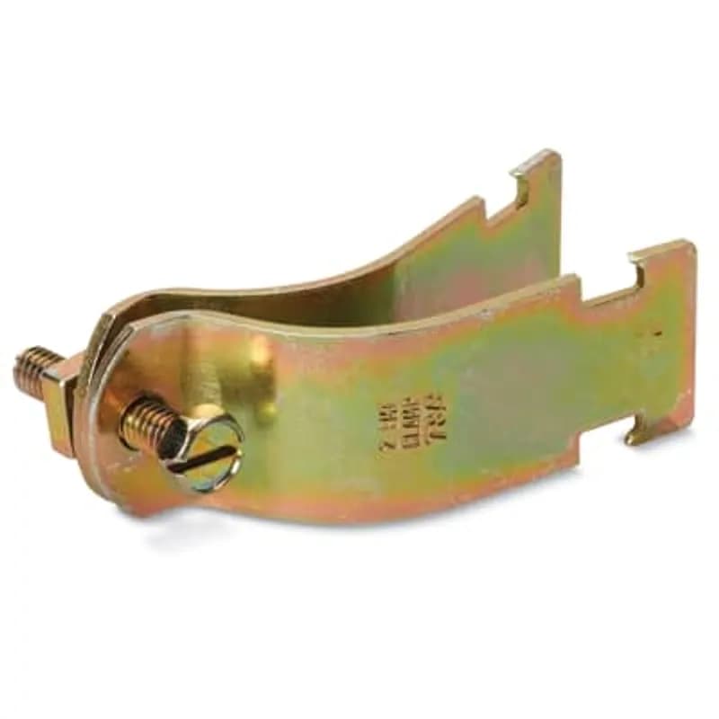 Pipe Strap, 14 Gauge, 3/4 Inch Pipe Size, Steel, For use with Rigid Conduit, IMC, and Pipe