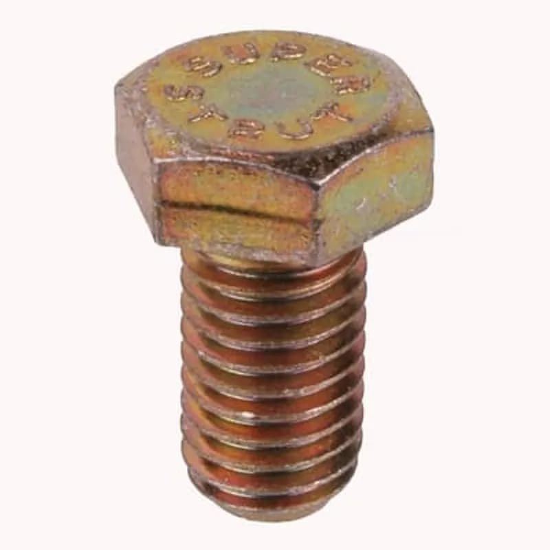 ABB - Installation Products H 115 A - Bolt with Nut, Square Head, Head Size 3/8 Inch x 1 Inch, Steel