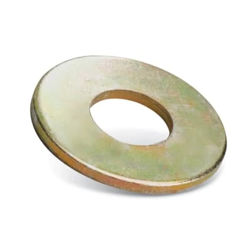 Washer, Flat, Size 3/8 Inch Rod, Steel