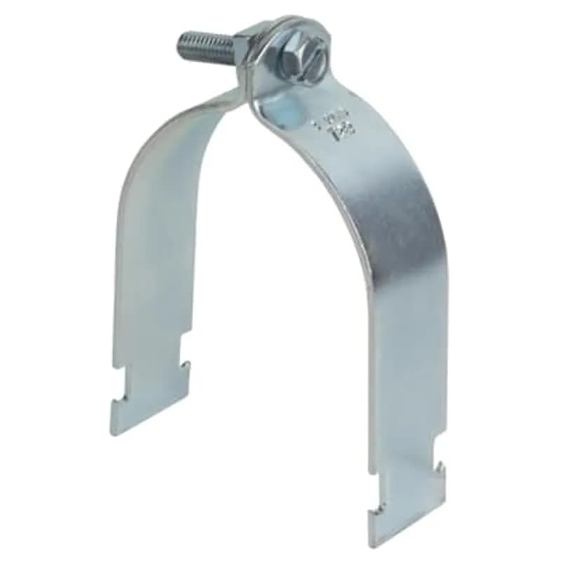 Strap, 12 Gauge, Size 1-1/2 Inch, Outer Diameter Size 1.900 Inches, Hot-Dip Galvanized Steel, For Rigid or IMC Conduit, Pipe and Electrical Metal Tubing