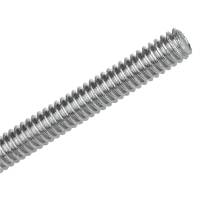 3/8 inch x 6 feet Steel Threaded Rod with Black finish.