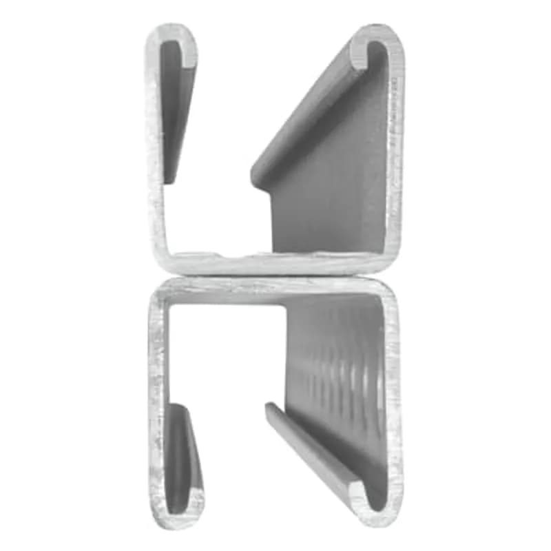 Channel, 12 Gauge, 1-5/8 Inch x 1-5/8 Inch, Length 10 Feet, Electro-Galvanized Steel, Back to Back Combination