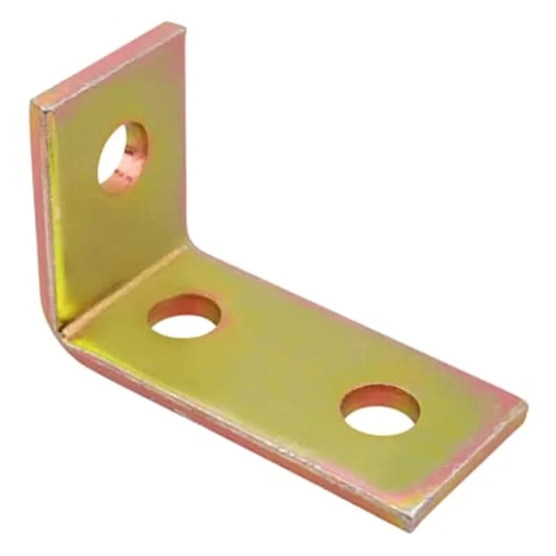 ABB - Installation Products AB 203SS - Fitting, 90 Degree, Height 4-1/8 Inches, Base Length 1-5/8 Inches, Hole Diameter 9/16 Inches on 1-7/8 Inch Centers, Stainless Steel